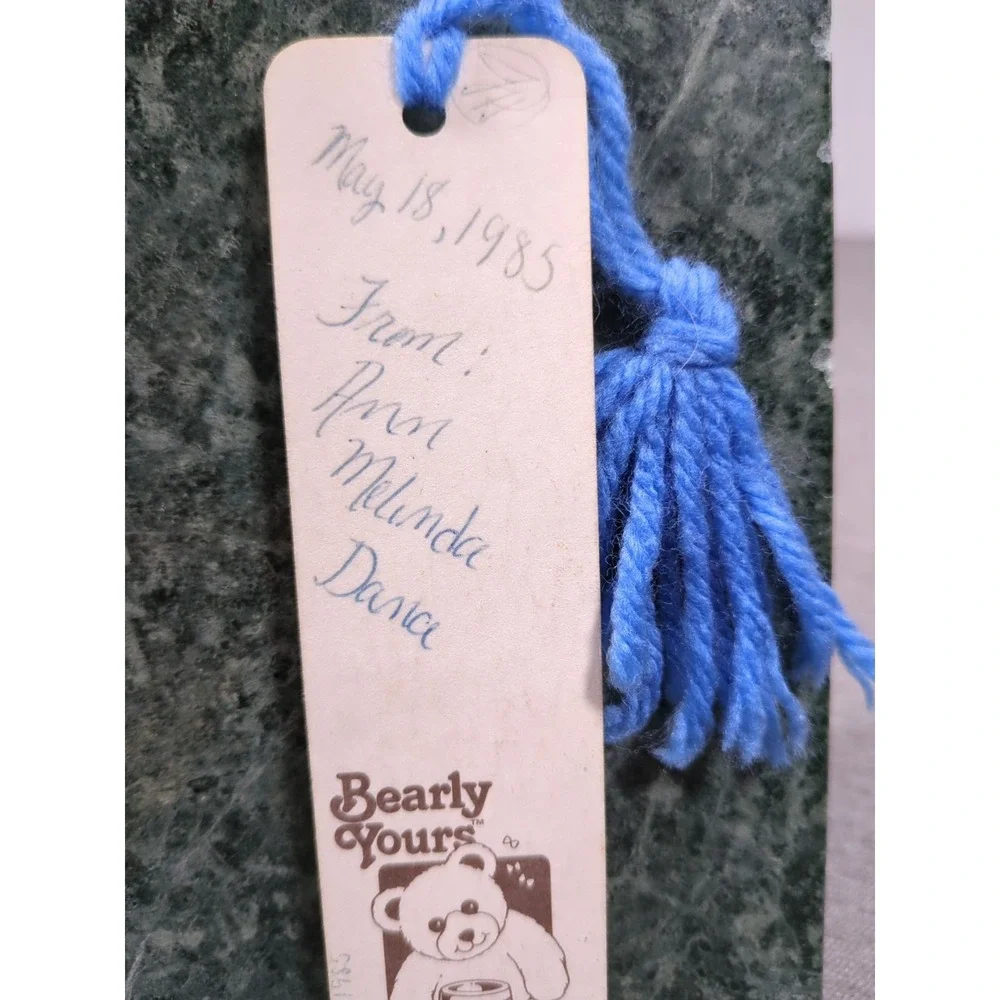Vtg 1985 ANTIOCH Bearly Yours BOOKMARK 1985 The Best Times are Shared by Friends